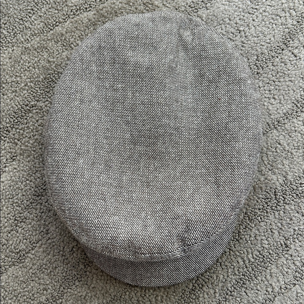 Brixton Gray Herringbone Baker Boy Cap
